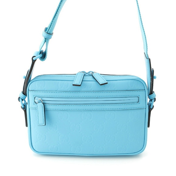 Gucci Handbags - Gucci GG Effect Clutch Shoulder Bag Blue